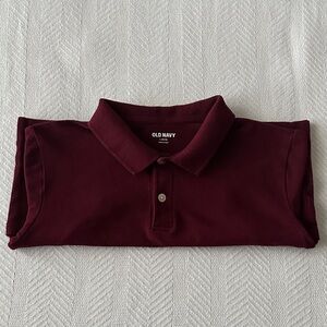 Old Navy Burgundy Polo Shirt